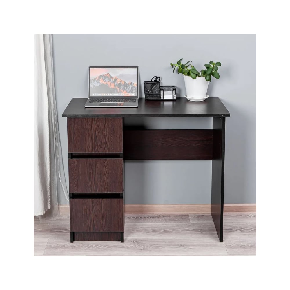 Письменный стол Letta city lite 3 ящика венге 900x750x450 мм L14008 ...