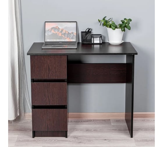 Письменный стол Letta city lite 3 ящика венге 900x750x450 мм L14008
