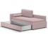 Кушетка WESTENY ART306 левая розовый ART-306-7-R 5