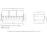 Кушетка WESTENY ART313 синий ART-313-2P-SN 6