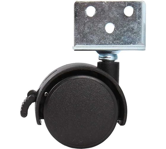 Поворотное мебельное колесо Larvij 4 шт. LW2SB-40BLx4