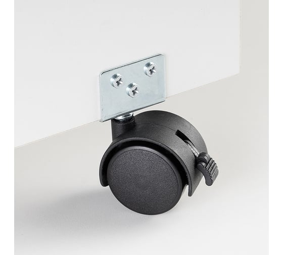 Поворотное мебельное колесо Larvij 4 шт. LW2SB-40BLx4