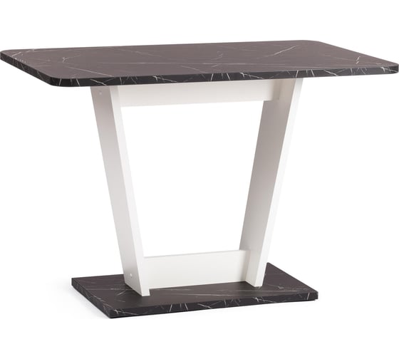 Стол Tetchair Tibi ЛДСП, 68.6x110x75 см, мрамор черный/белый 20613