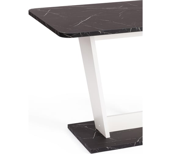 Стол Tetchair Tibi ЛДСП, 68.6x110x75 см, мрамор черный/белый 20613