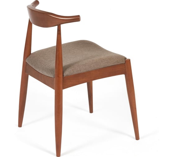 Стул Tetchair Bull мягкое сидение, каркас бук, сиденье ткань, 54.5x54x75 см, коричневый 19585