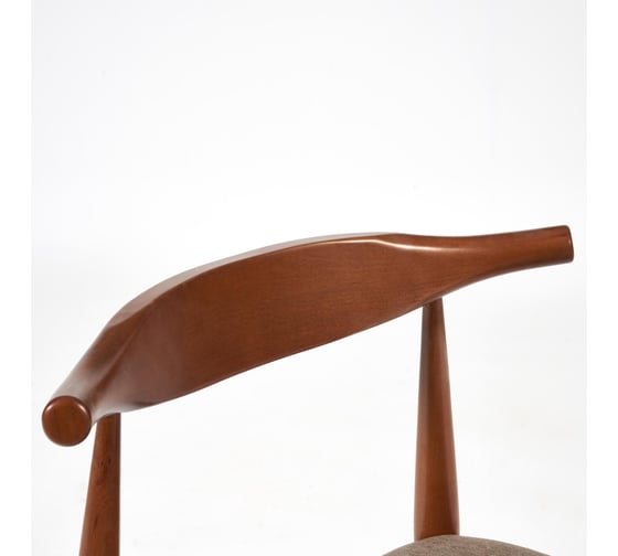 Стул Tetchair Bull мягкое сидение, каркас бук, сиденье ткань, 54.5x54x75 см, коричневый 19585