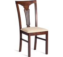 Стул Tetchair Гермес/hermes дерево гевея, 43x49x94 см, cappuchino, ткань бежевая (s178-4) 21170