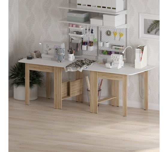 Стол деревянный Woodville стк7 дуб сонома 339722
