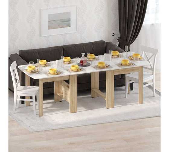 Стол деревянный Woodville стк7 дуб сонома 339722