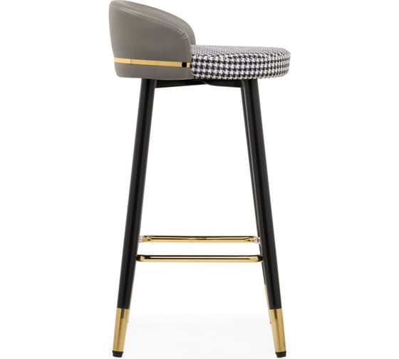 Барный стул Woodville kardial gray black 15673