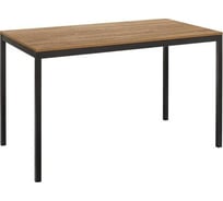 Стол разборный GreenWeen SMART 900, черный каркас, столешница ЛДСП Дуб Канзас, 900x650x750 мм GW-SMART-900-B-LD-R