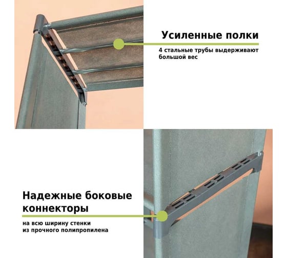 Стеллаж-трансформер для хранения HELEX home W-14