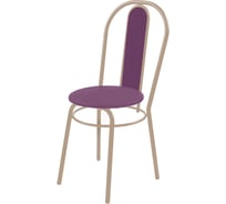 Стул Nika "Ника 4" СТ4/СЛ-К морозный сливовый/бежевый металлик