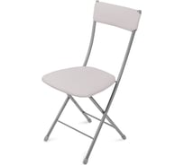 Стул складной Nika "Ника 1М" с мягкой спинкой ССН1М/4 серый
