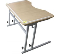 Парта с бортиками PALITRA TECHNOLOGY с тактильной разметкой, с регулировкой высоты 51865-1