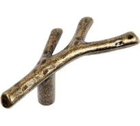 Ручка-кнопка CAPPIO Ветка старинная бронза 7097215