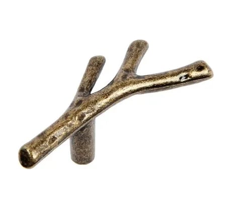 Ручка-кнопка CAPPIO Ветка старинная бронза 7097215