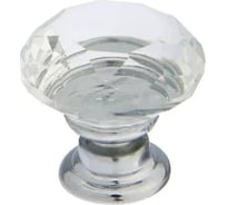 Ручка-кнопка CAPPIO Алмаз стеклянная, диаметр 25 мм 7096641