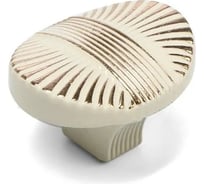 Ручка-кнопка CAPPIO цинк, диаметр 35 мм, белый/золото 9917973