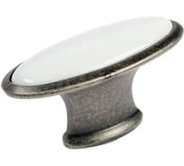 Ручка-кнопка CAPPIO Ceramics старинное серебро 9448023