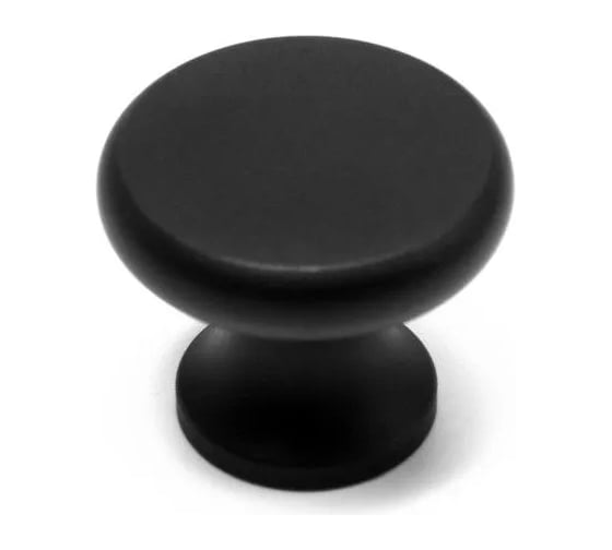 Ручка-кнопка CAPPIO PK320 диаметр 24 мм, черный 9905849