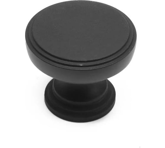 Ручка-кнопка CAPPIO PK322 диаметр 30 мм, черный 9905855