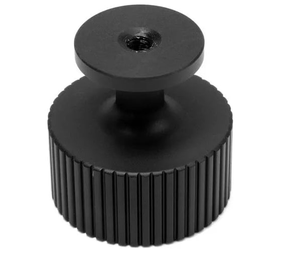 Ручка-кнопка CAPPIO PK326 диаметр 28 мм, черный 9905867