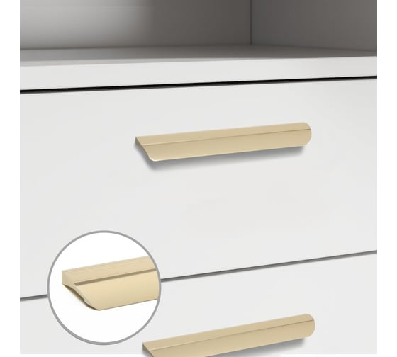 Ручка-скоба CAPPIO RS1405 м/о 160, сатиновое золото 9867396