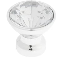 Ручка-кнопка CAPPIO диаметр 28 мм, хром 7599967