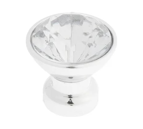 Ручка-кнопка CAPPIO диаметр 28 мм, хром 7599967