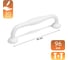 Ручка-скоба CAPPIO WAVE PC173WH м/о 96 мм, белый 9513566 2