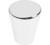 Ручка-кнопка CAPPIO РК019 диаметр 20 мм, пластик, хром 7434118