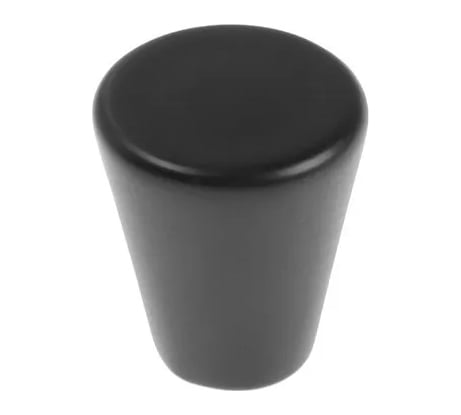 Ручка-кнопка CAPPIO РК019 диаметр 20 мм, пластик, черный 7434120