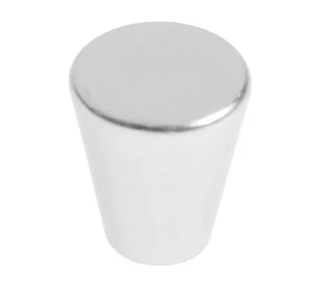 Ручка-кнопка CAPPIO РК019 диаметр 20 мм, пластик, матовый хром 7434119