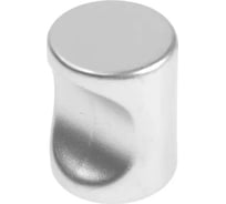 Ручка-кнопка CAPPIO РК102 диаметр 18 мм, пластик, матовый хром 7434114