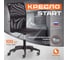 Кресло Tetchair Start кожзам/ткань, черный 21293 2