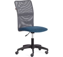 Кресло Tetchair Start флок/ткань, синий/серый 21294