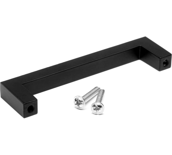 Ручка-скоба CAPPIO SQUARE алюминий, м/о 96 мм, цвет черный 7090569