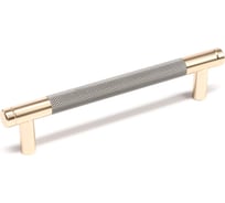 Ручка-рейлинг CAPPIO м/о 128 мм, цвет золото/серый 9283950