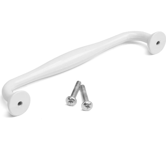 Ручка-скоба CAPPIO WAVE PC173WH, м/о 128 мм, цвет белый 9513567