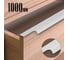 Ручка торцевая CAPPIO RP100SC, длина 1000 мм, цвет матовый хром 9572169 7