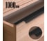 Ручка торцевая CAPPIO RP100BL, длина 1000 мм, цвет черный 9572176 7