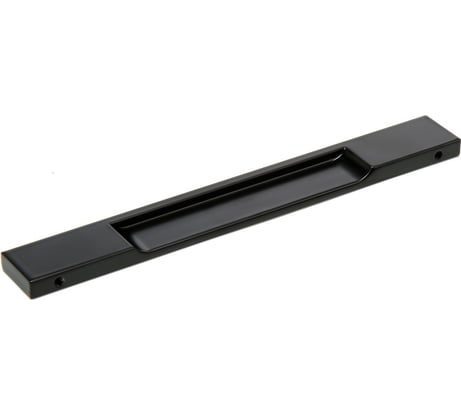 Ручка торцевая CAPPIO RP101BL, межосевое расстояние 192 мм, цвет черный 9579629