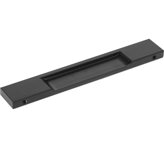 Ручка торцевая CAPPIO RP101BL, межосевое расстояние 128 мм, цвет черный 9579627