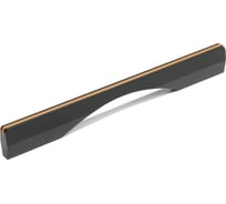 Ручка мебельная CAPPIO м/о 192 мм, черно-золотой 9905841