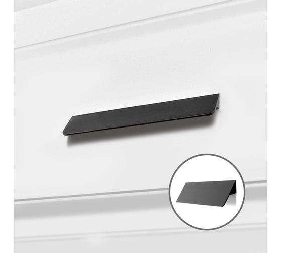 Ручка мебельная CAPPIO L=171, м/о 160 мм, черный 9867462