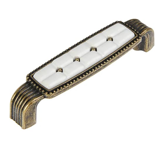 Ручка-скоба Сималенд ELEGANT РС150AB 96 мм, керамическая, бронза 3639422