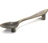 Ручка-скоба CAPPIO "Ложка" м/о 76 мм, античная бронза 7053607