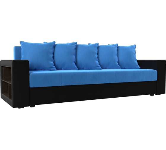 Диван прямой дубай лайт полки слева Лига диванов 114425L 1