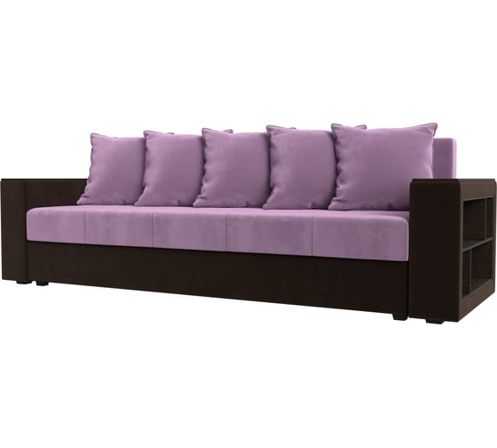 Диван прямой дубай лайт полки справа Лига диванов 114361 1